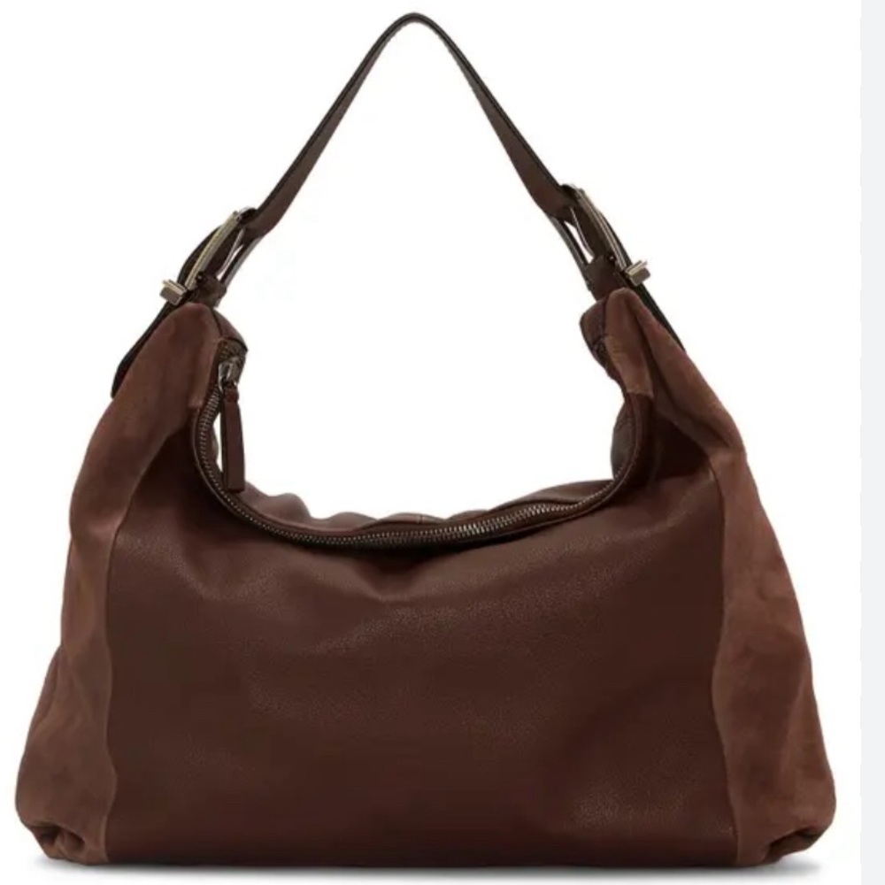 Vince Camuto Leather/Suede Hobo Bag